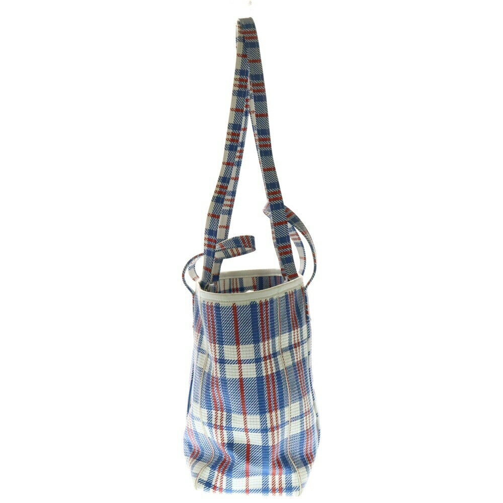Balenciaga Red Multicolor Tote Edition Limited White Paris Blue Handbag Balbs - Picture 3 of 6